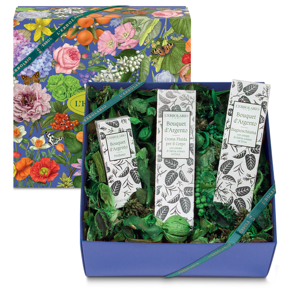 L'erbolario Confezione regalo Trio Profumo Bouquet d'Argento Qualità Garantita
