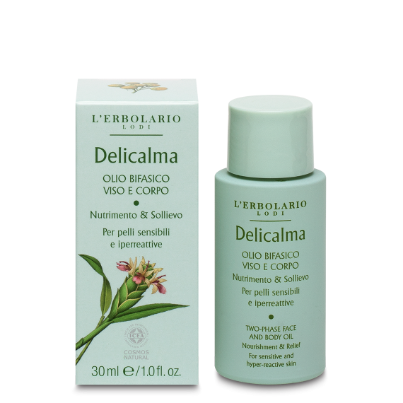 L'erbolario Olio Bifasico Viso e Corpo Delicalma In Saldo