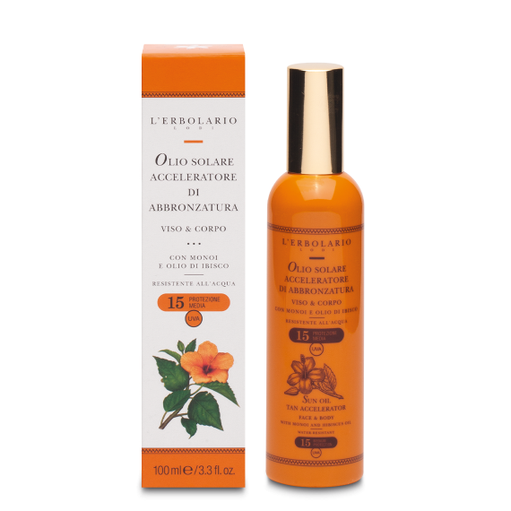 L'erbolario Olio Solare Acceleratore di Abbronzatura SPF 15 Offerte giornaliere