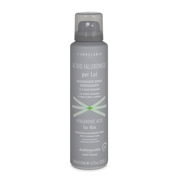 L'erbolario Deodorante Spray Acido Ialuronico per Lui Economico