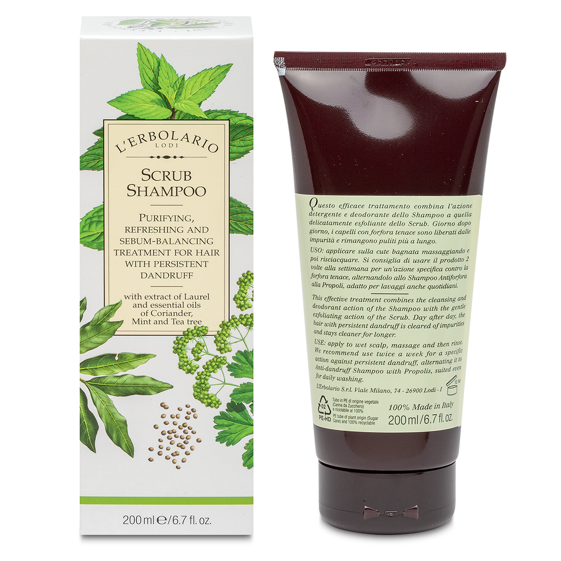 L'erbolario Shampoo Scrub Officina