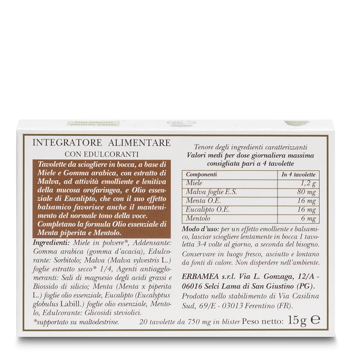 L'erbolario Tavolette Balsamiche Balsamia I Più Venduti