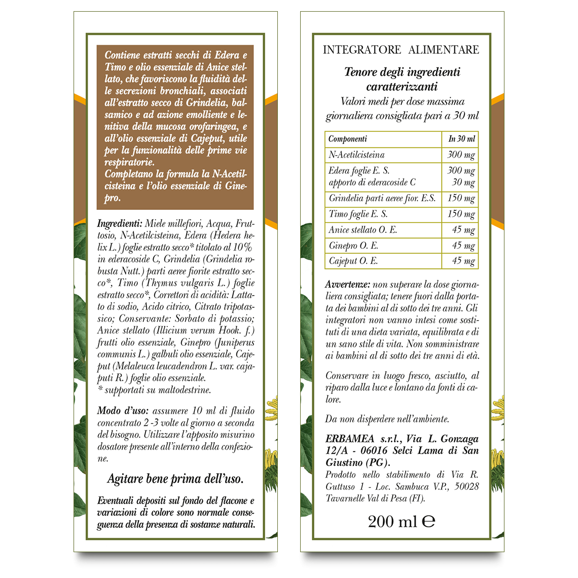 L'erbolario Fluid-Tus Fluido Concentrato Balsamia Negozio