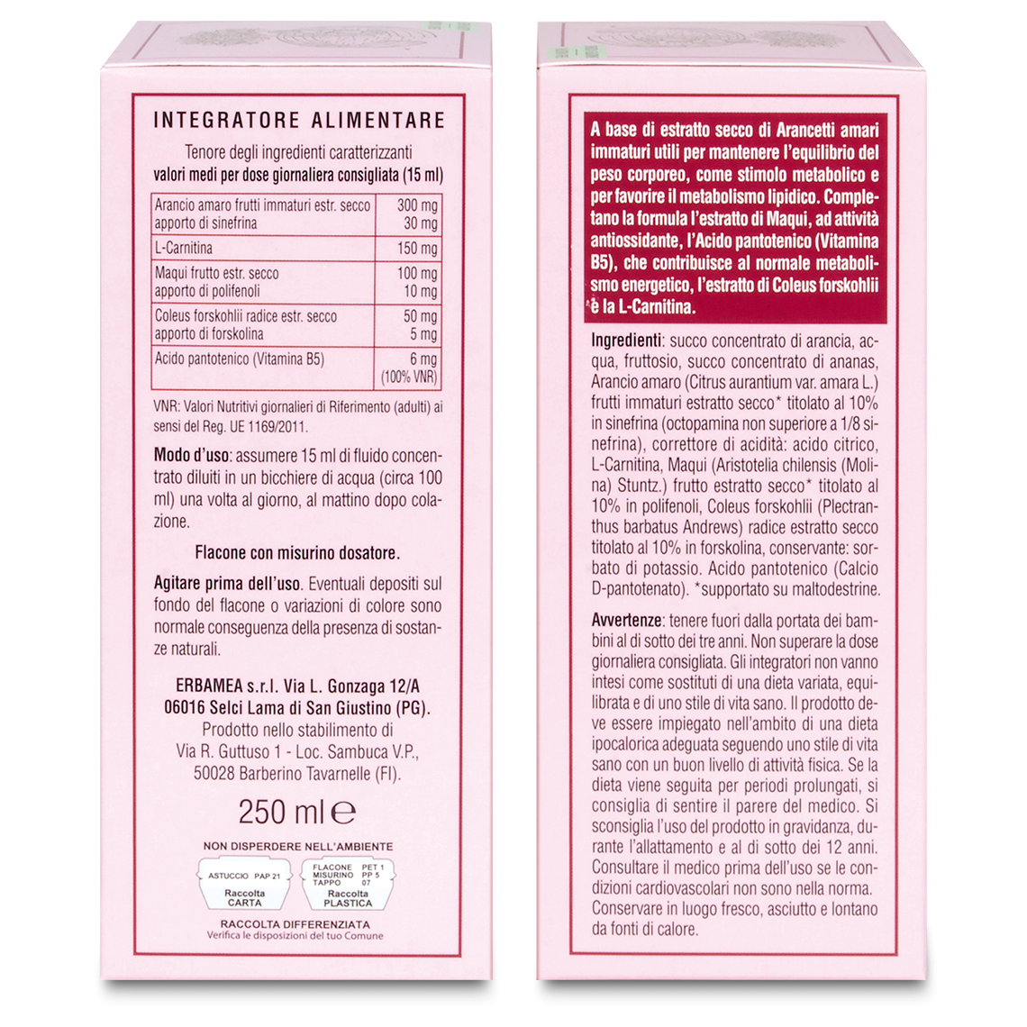 L'erbolario Fluido concentrato Erbaforma Linea Attiva Offerta natalizia