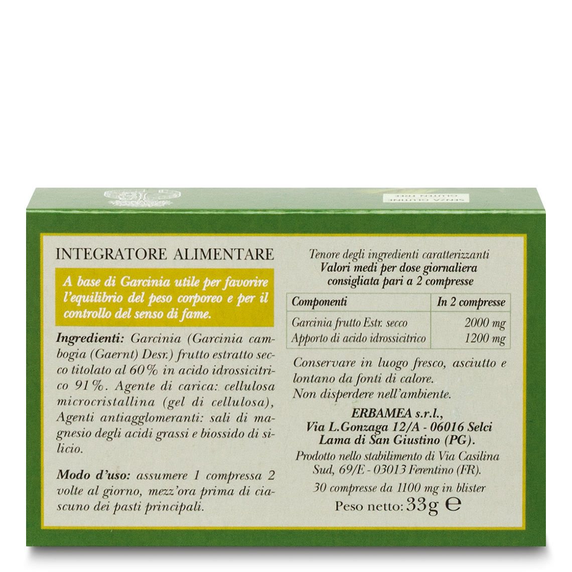 L'erbolario Integratore Garcinia Forte Offerta San Valentino