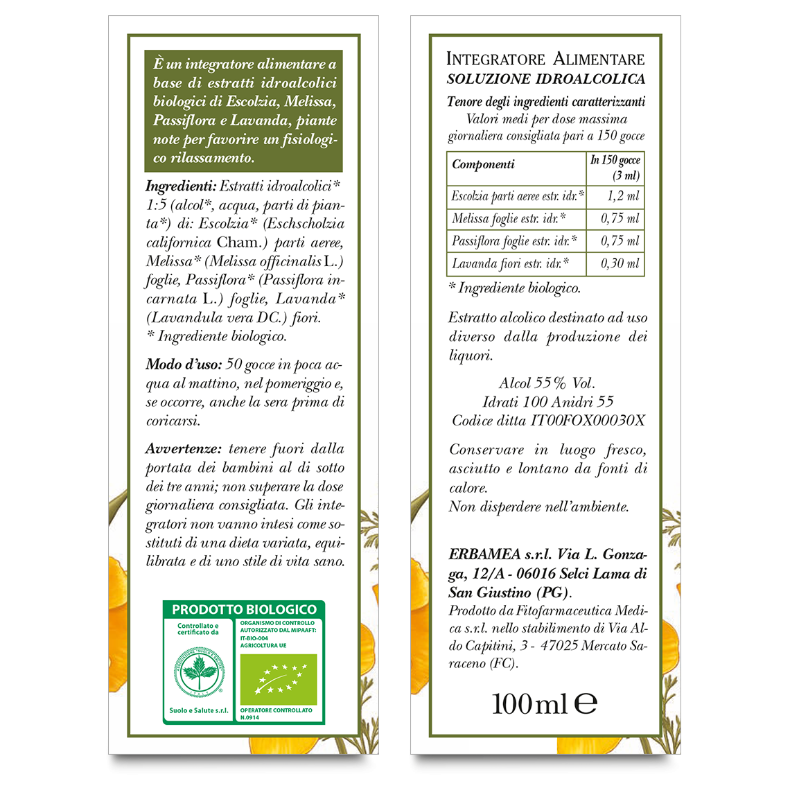 L'erbolario Gocce Biologiche Sedanerv Ultimo giorno