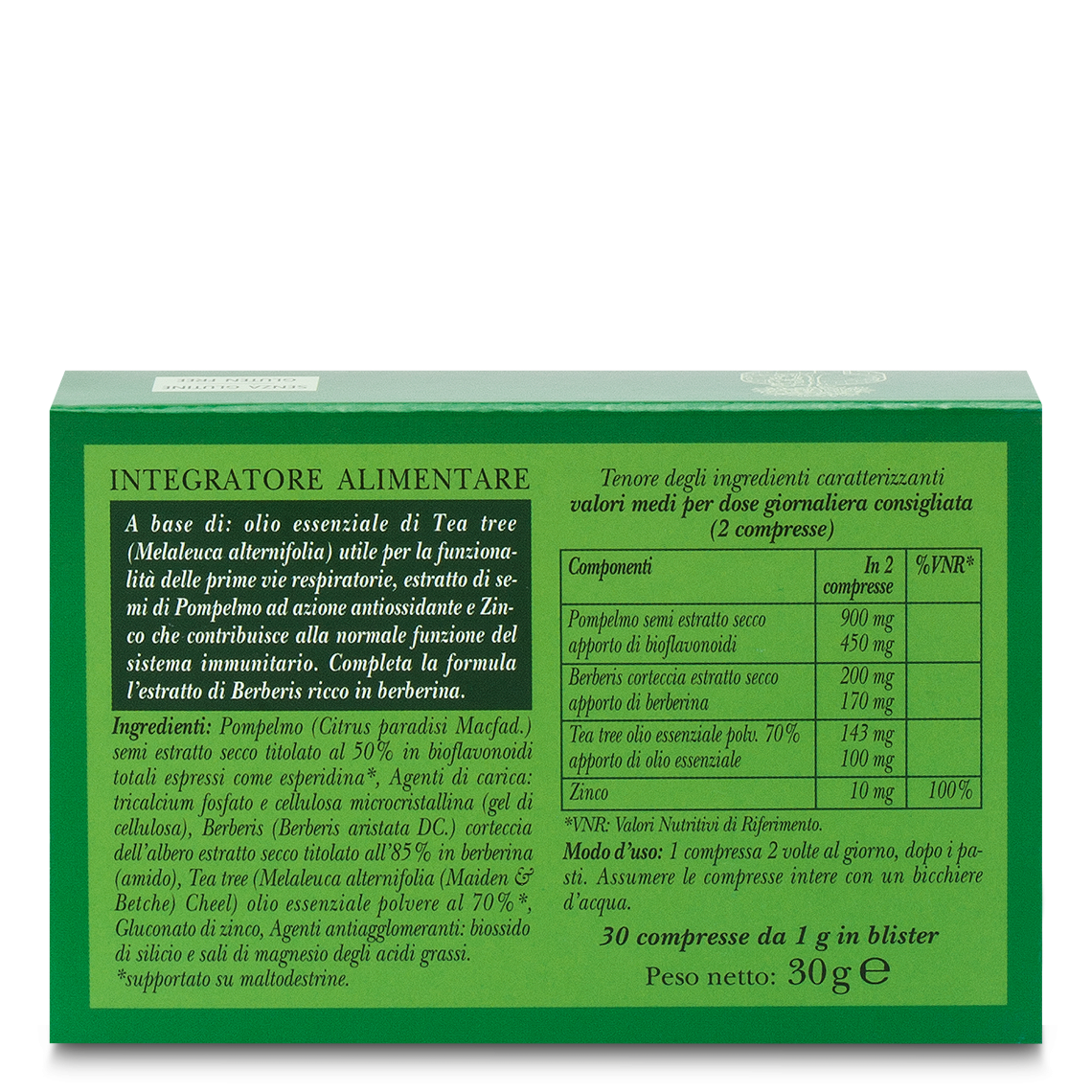 L'erbolario Integratore Tea Tree Only for today