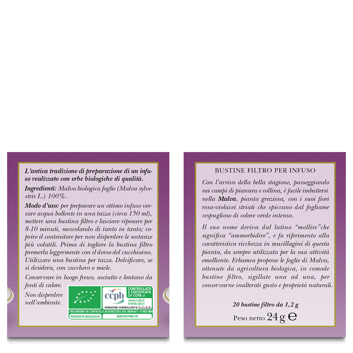 L'erbolario Infuso alla Malva Esporta salva