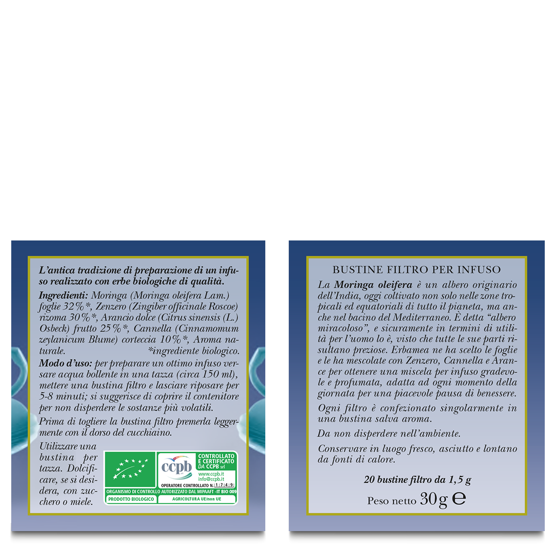 L'erbolario Infuso Moringa e Zenzero 50% di sconto per tempo limitato