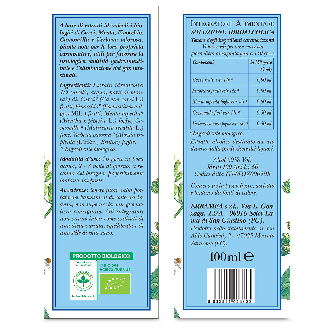 L'erbolario Gocce Biologiche Carmina Dol Promozione Limitata