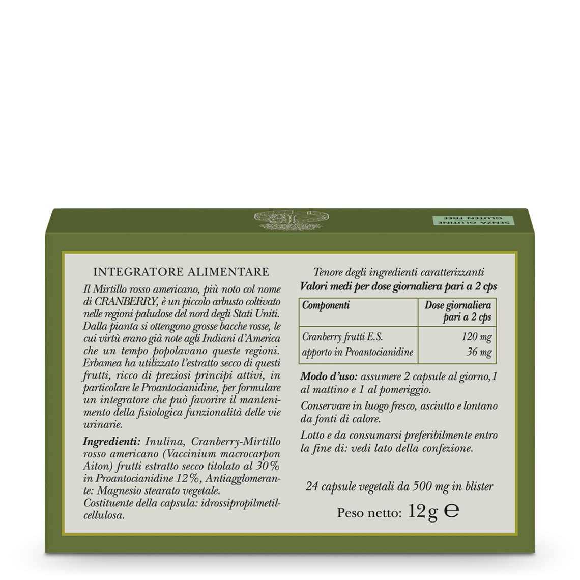 L'erbolario Integratore Cranberry Novità