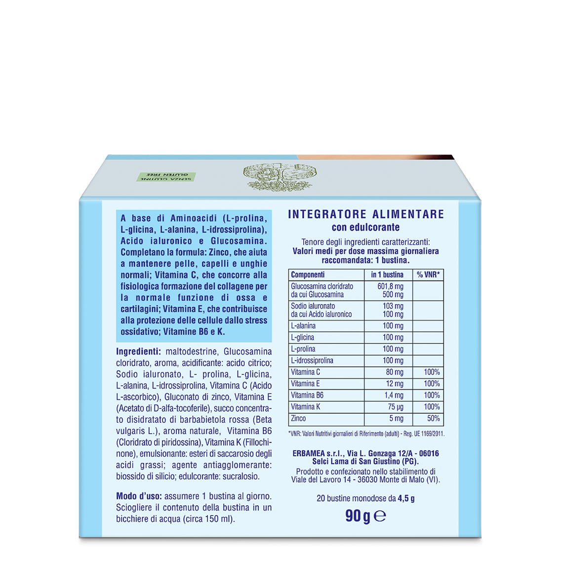 L'erbolario Integratore Dermal Advanced Online