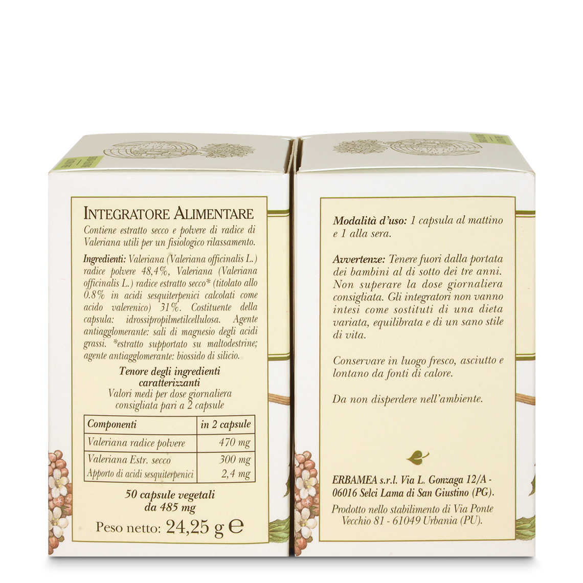 L'erbolario Integratore Valeriana Nuova