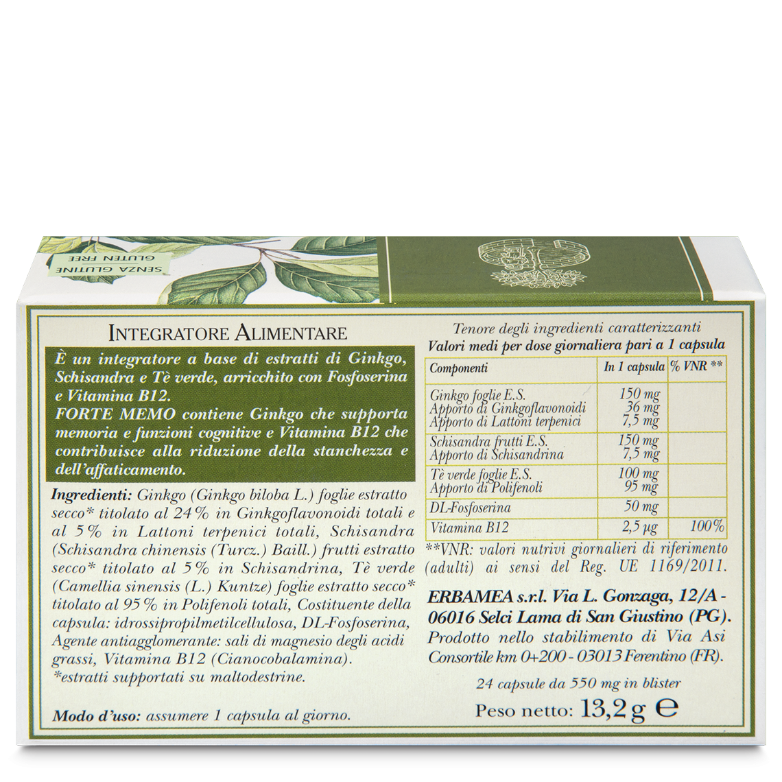 L'erbolario Integratore Forte Memo Prezzo di fabbrica