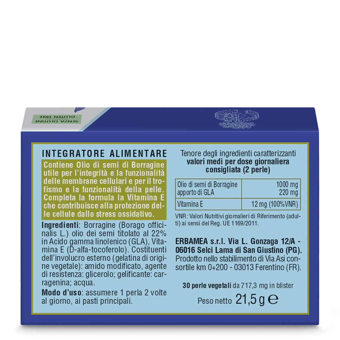 L'erbolario Integratore Olio di Borragine Vendite stagionali