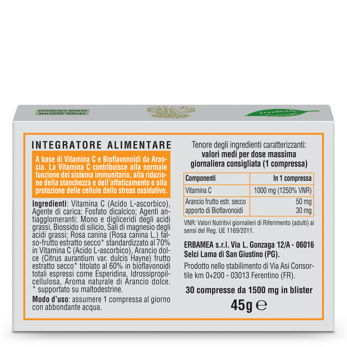 L'erbolario Integratore Vitamina C Offerta Pasqua