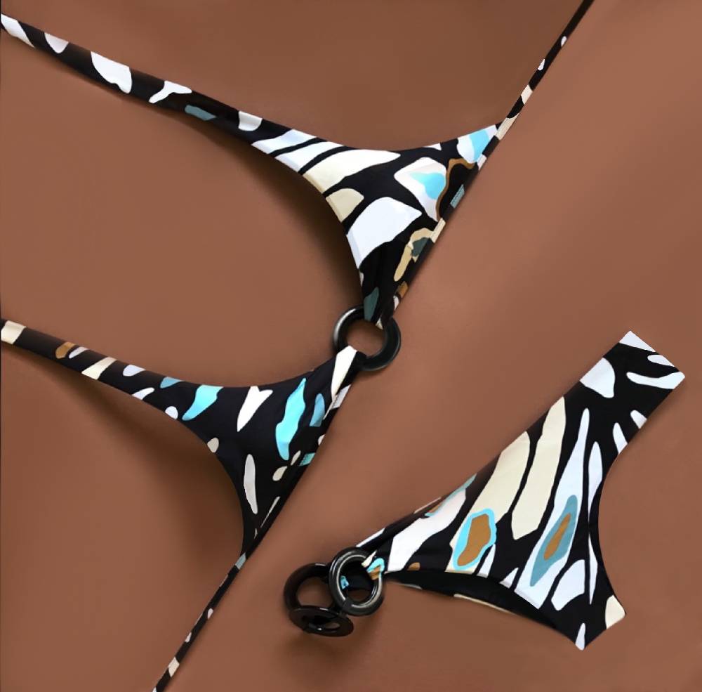 Nadia Guidi 01.m ORCHIDEA SELVAGGIA Bikini Triangolo Americano In Linea