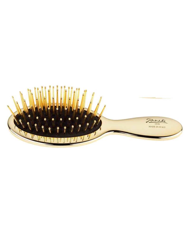 Janeke Spazzola baby dorata, pneumatica, con picchi dorati  - cod. AUSP24 G Nuovo