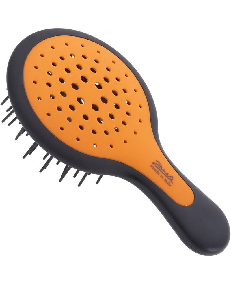 Janeke Mini Superbrush Arancio Fluo e manico Nero - 71SP220NER OFL Qualità Garantita