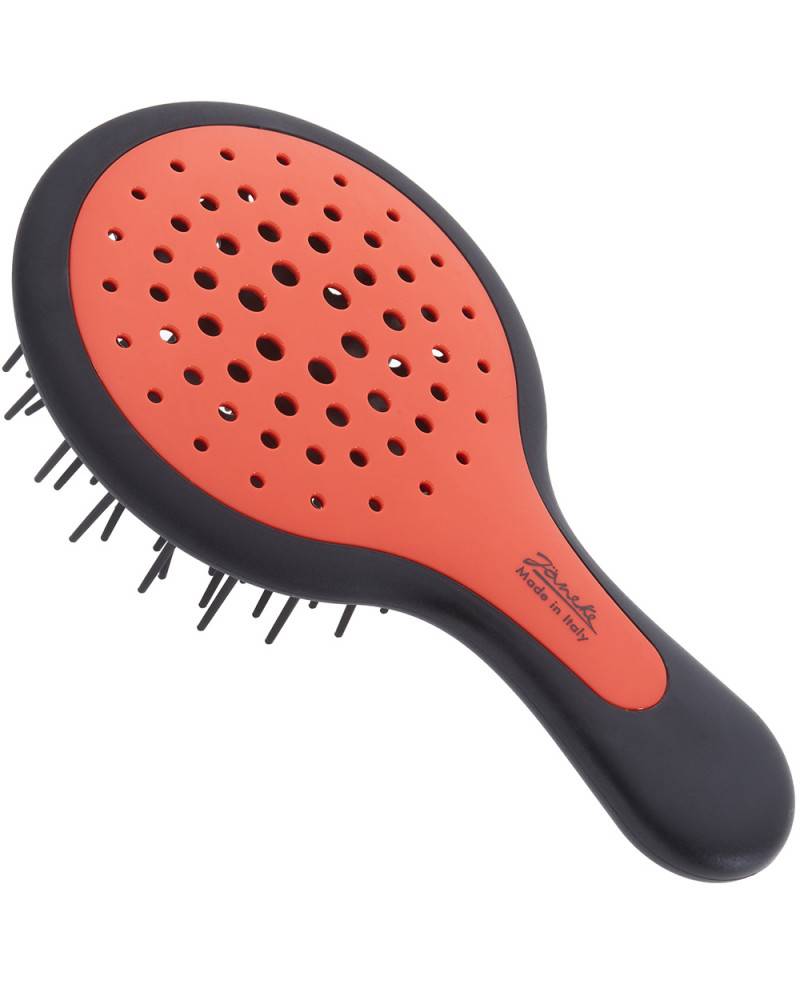 Janeke Mini Superbrush Rosa Fluo e manico Nero - 71SP220NER PFL Consegna Veloce