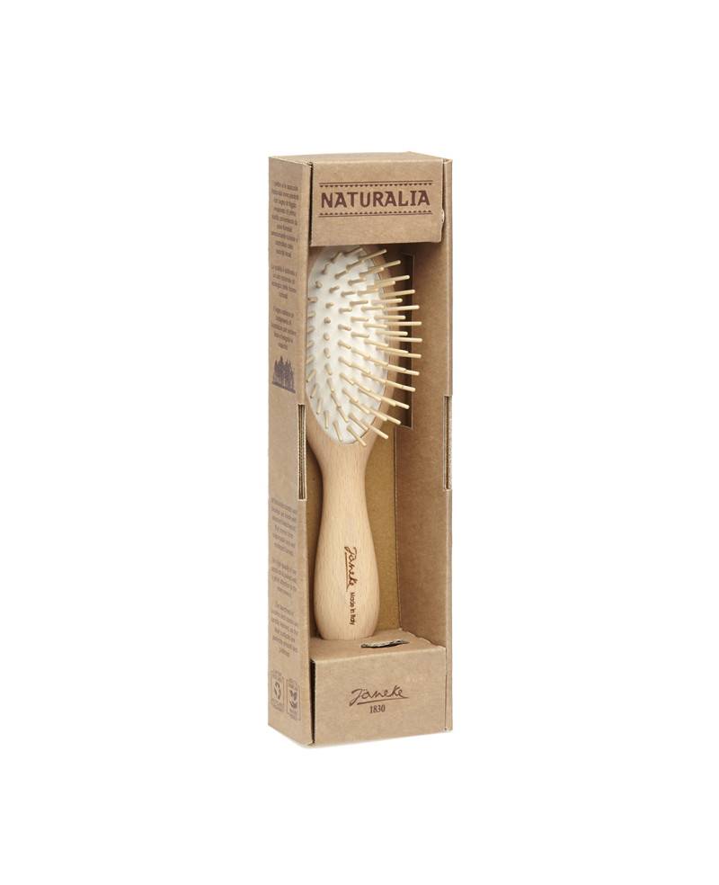 Janeke Spazzola ovale, piccola, in legno di faggio - cod. SP66N Shopping Online