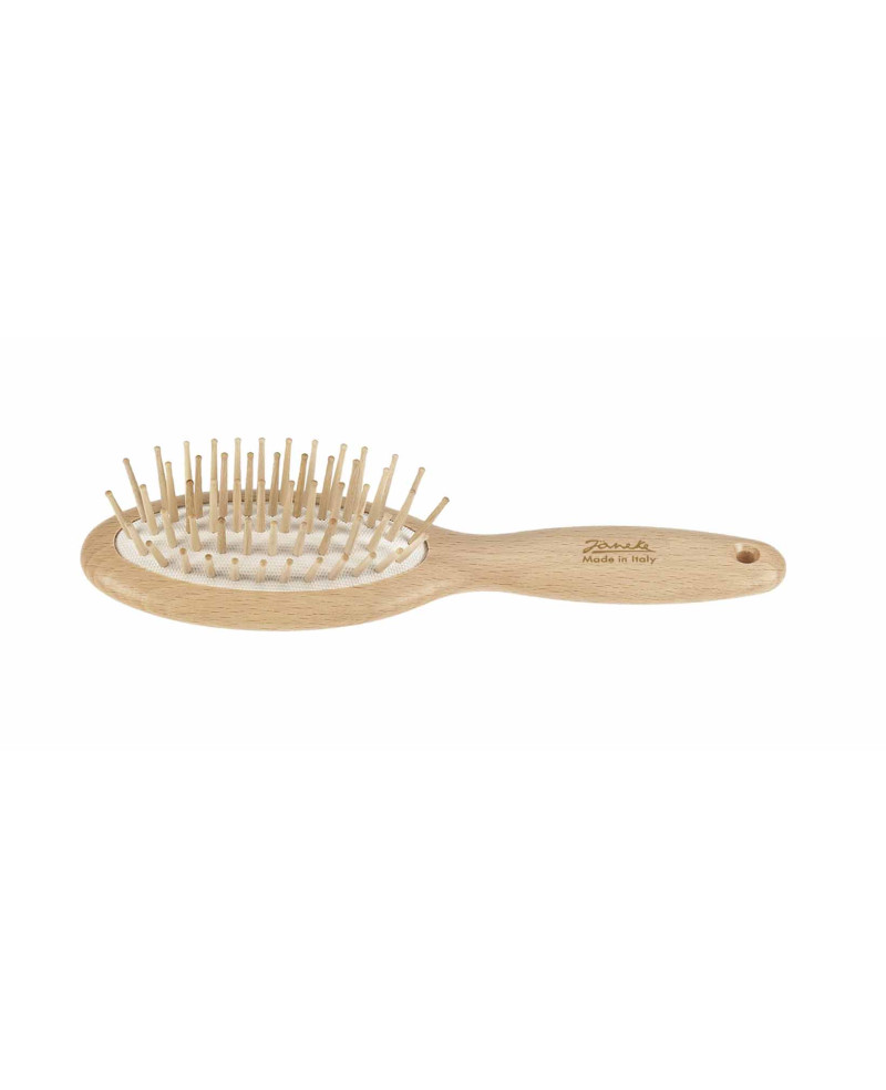 Janeke Spazzola ovale, piccola, in legno di faggio - cod. SP66N Shopping Online
