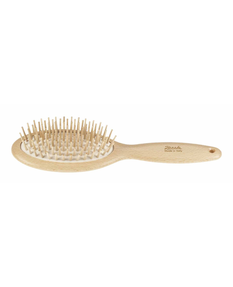 Janeke Spazzola grande, ovale in legno di faggio - cod. SP65N Prezzo Ridotto
