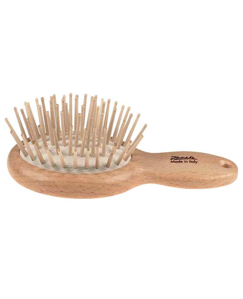 Janeke Spazzola da borsetta in legno di faggio - cod. SP63N Sottocosto