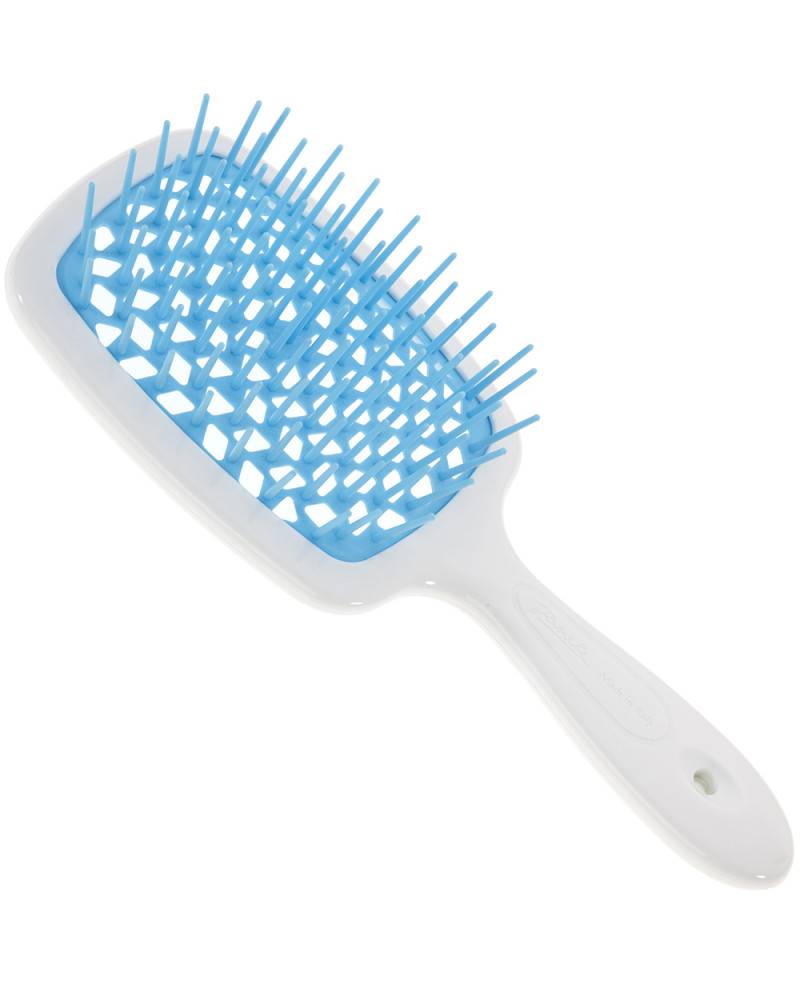 Janeke Spazzola Superbrush colore Bianco e Turchese – SP226BIA TSE Vendite Flash