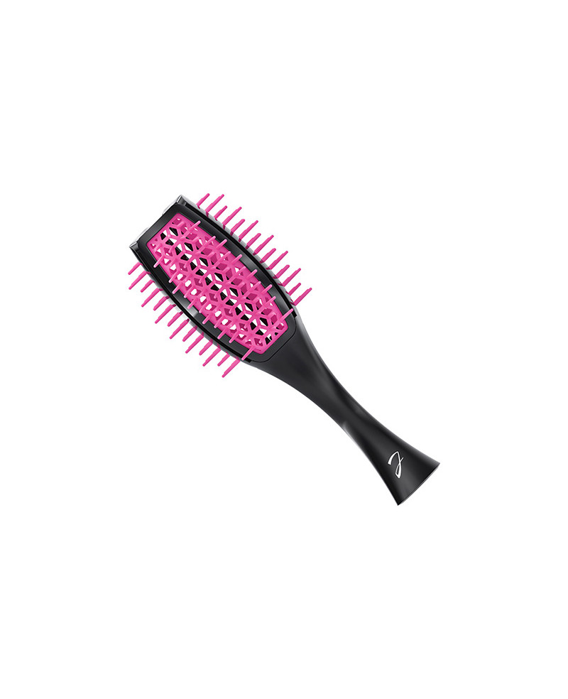 Janeke Spazzola Tulip ventilata, più volume nei capelli, bicolore nero e fucsia - cod. SP503 NF