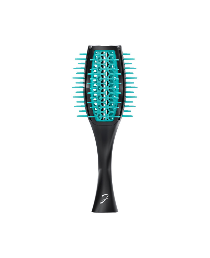 Janeke Spazzola Tulip ventilata, più volume nei capelli, bicolore nero e turchese – cod. SP503 NT Vendita