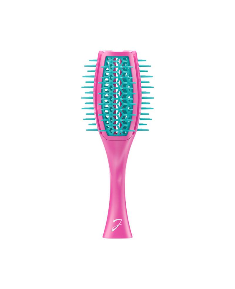 Janeke Spazzola Tulip ventilata, più volume nei capelli, bicolore fucsia e turchese – cod. SP503 FT Promozione
