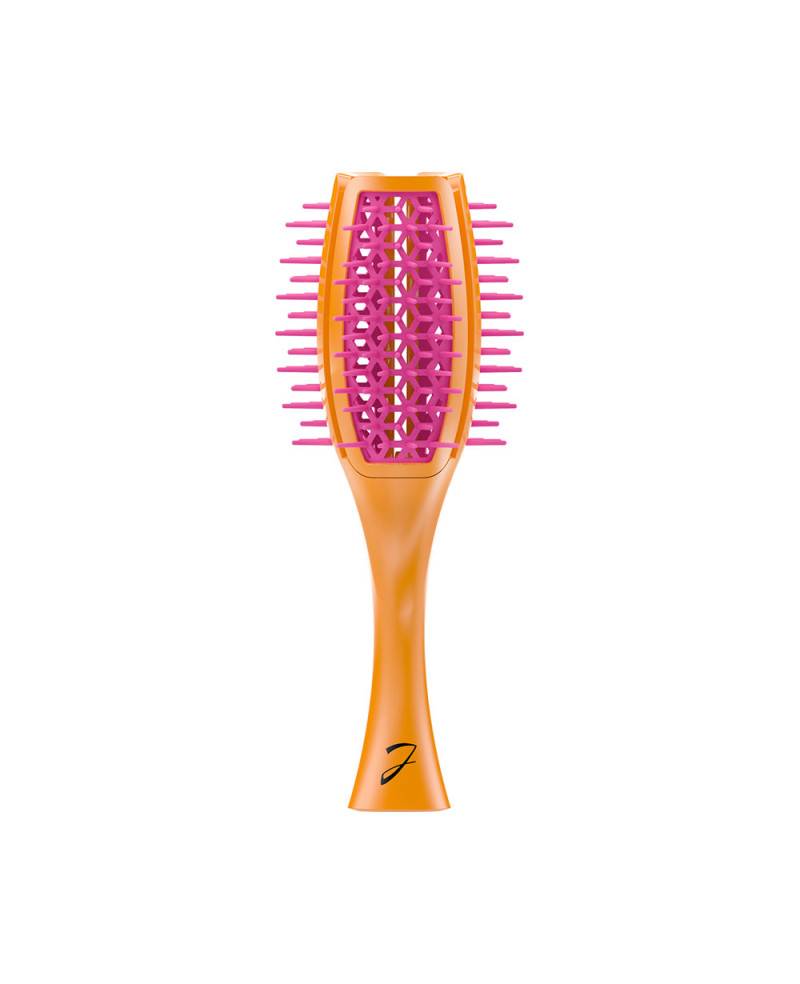 Janeke Spazzola Tulip ventilata, più volume nei capelli, bicolore arancio e fucsia – cod. SP503 OF Spedizione Gratuita