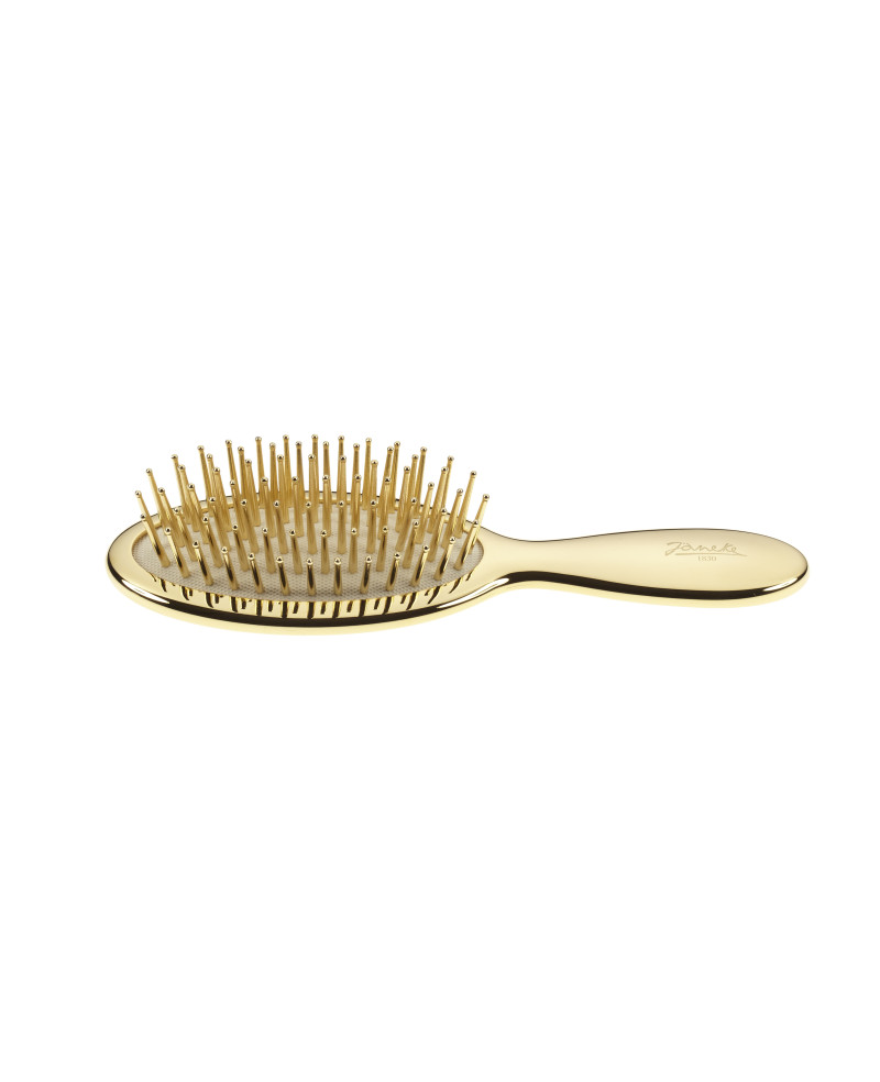 Janeke Spazzola piccola dorata pneumatica con picchi dorati -cod. AUSP21 G Prezzo Ridotto