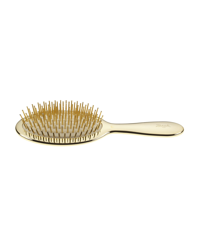 Janeke Spazzola dorata pneumatica con picchi dorati -  cod. AUSP22 G Sottocosto