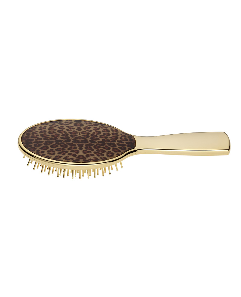 Janeke Spazzola dorata con inserto maculato - cod. AUSP232G MAC Vendite Flash