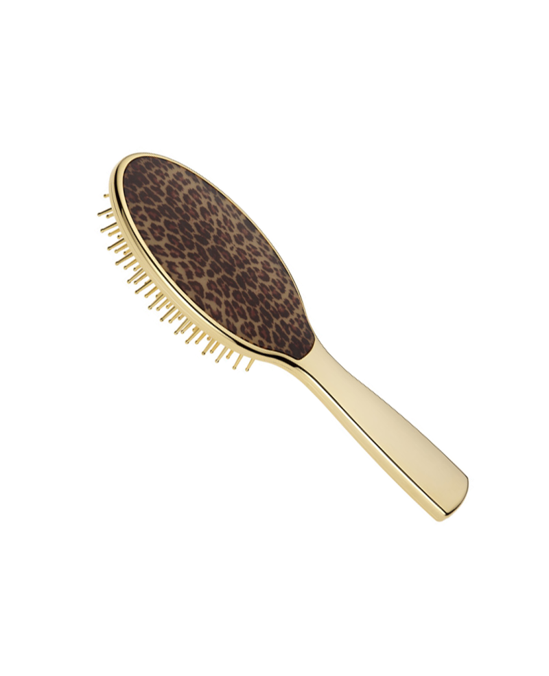 Janeke Spazzola dorata con inserto maculato - cod. AUSP232G MAC Vendite Flash