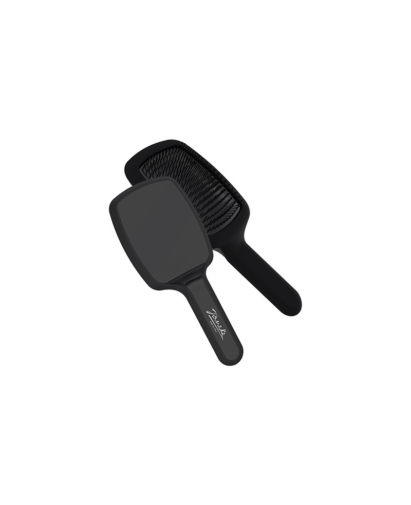 Janeke Spazzola grande e pneumatica Curvy, nera - cod. SP509 NER