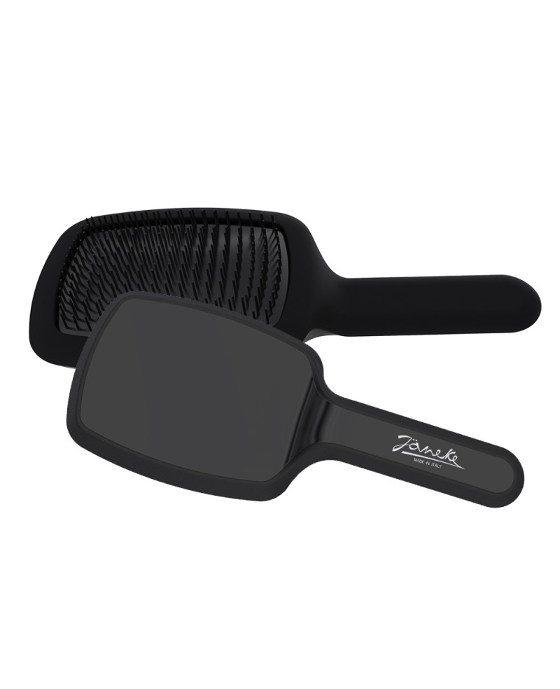 Janeke Spazzola grande e pneumatica Curvy, nera - cod. SP509 NER Promozione Limitata