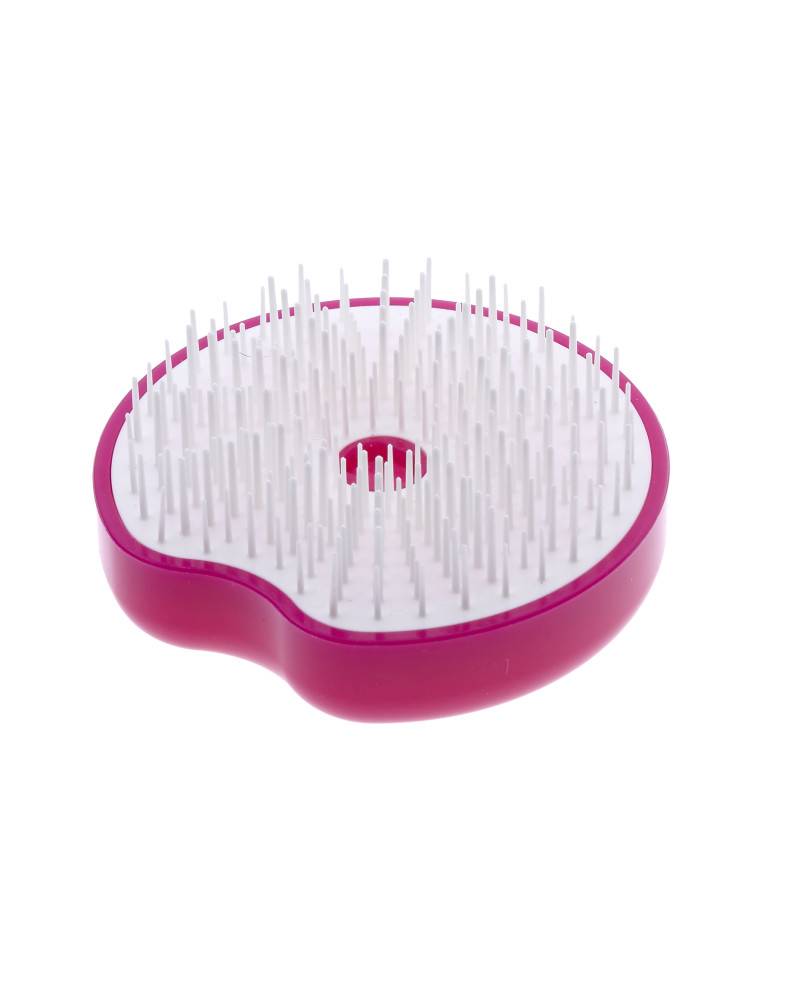 Janeke Spazzola compatta ed ergonomica con impugnatura palmare ø 84 mm, 8,5x8,5x3,5 cm fuxia - Cod. 82SP228B FUX
