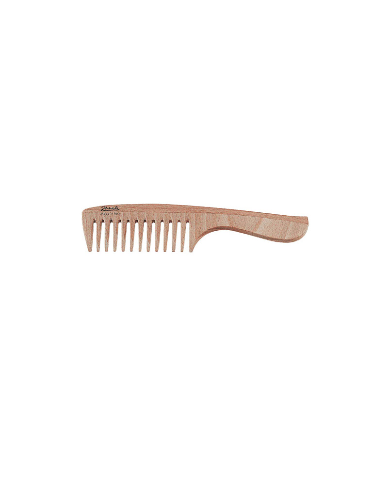 Janeke Pettine rado in legno in faggio con manico 22x4,6 cm in scatola - LG360N
