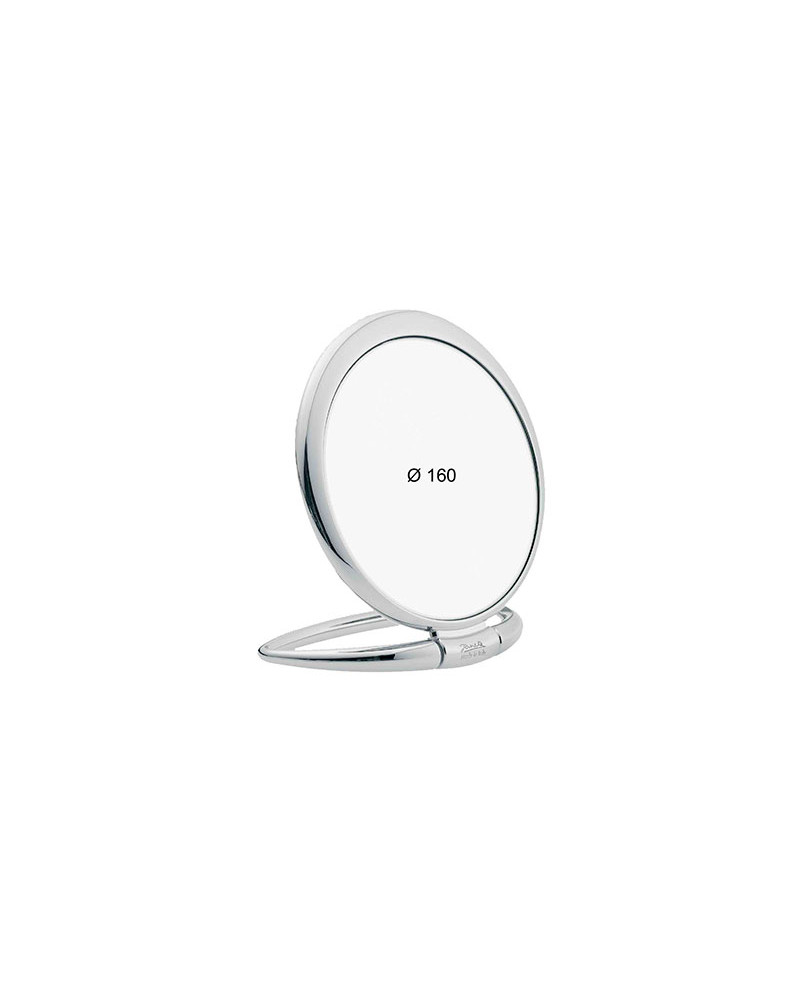 Janeke Specchio da tavolo argento, con ingrandimento x3, diametro 17 cm - cod. CR443.3 Nuovo