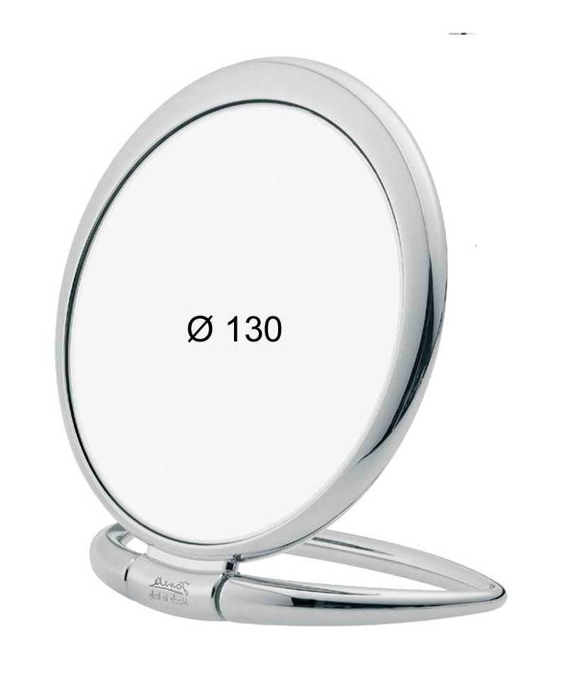 Janeke Specchio da tavolo, argento, con ingrandimento x3, diametro 13 cm - cod. CR444.3 Spedizione Gratuita