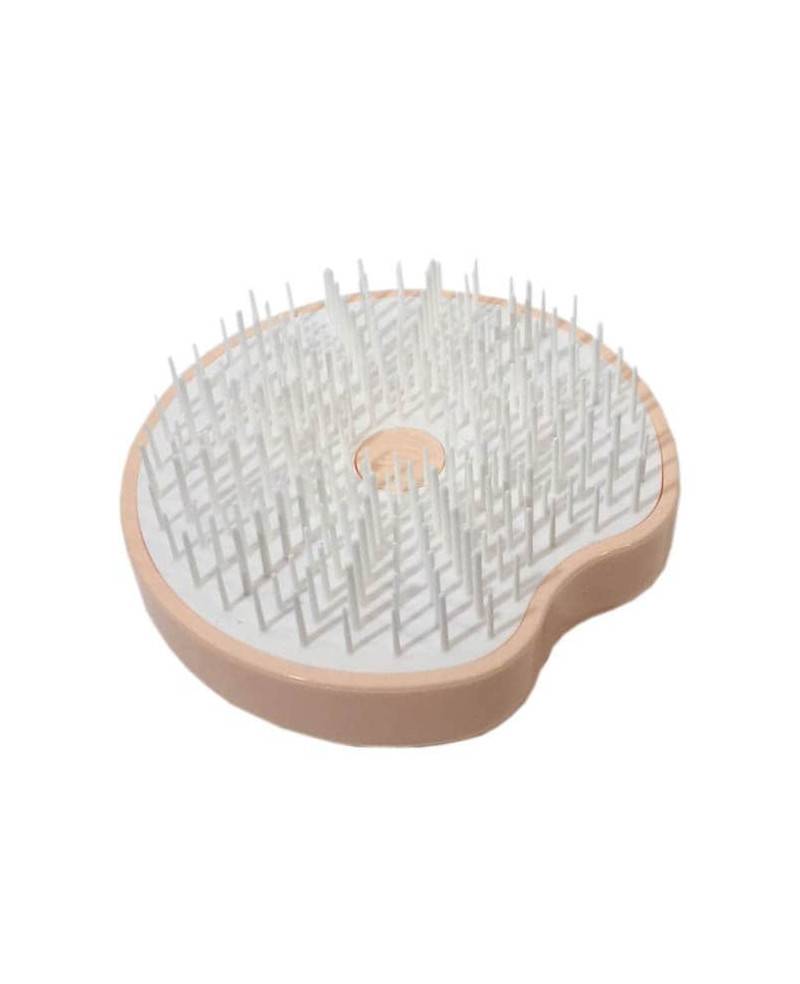 Janeke Spazzola Pomme Brush, compatta ed ergonomica con impugnatura palmare e specchio diametro 84, colore arancione - cod. 93SP228 ARA Qualità Garantita