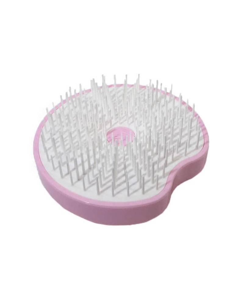 Janeke Spazzola Pomme Brush, compatta ed ergonomica con impugnatura palmare e specchio diametro 84, colore rosa - cod. 93SP228 RSA Negozi Online