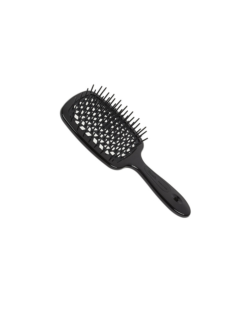 Janeke Spazzola Superbrush in fibra di carbonio nera di 22 cm - Cod. 55SP226