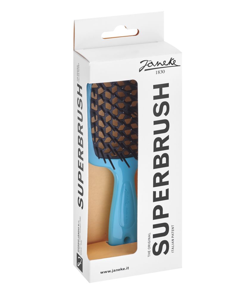 Janeke Spazzola Superbrush colore turchese/nero – 72SP226TSE Grande vendita