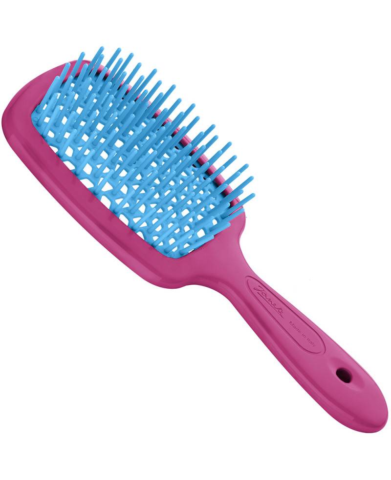 Janeke Spazzola Superbrush Small Fuxia e Turchese – Cod. 86SP234 FUX