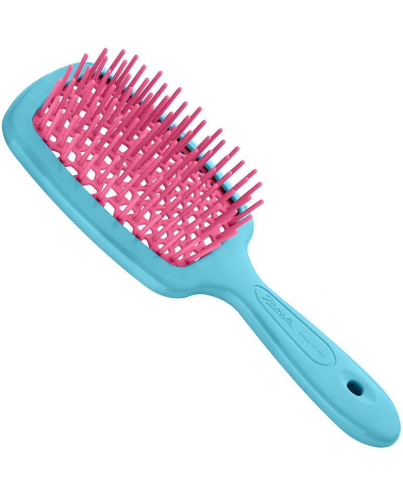 Janeke Spazzola Superbrush Small Turchese e Rosa – Cod. 86SP234 AR Smaltimento dello stoccaggio