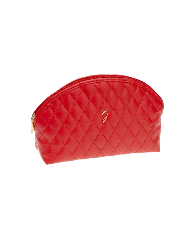 Janeke Red quilted pouch, empty 20,5x13x6 cm - Cod. A6111VT ROS